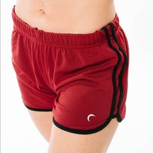 Maroon Training Mesh Shorts